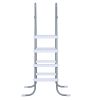Above Ground Pool Ladder, 4-Step Steel A-Frame Swimming Pool Stairs for 48 in High Wall