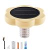 Solar Pool Ionizer, Petal Copper Pool Ionizer Up to 45000 Gal, Floating Automatic Water Cleaner and Purifier, Chlorine Free Water, with Copper Anode