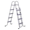 Above Ground Pool Ladder, 4-Step Steel A-Frame Swimming Pool Stairs for 52 in High Wall