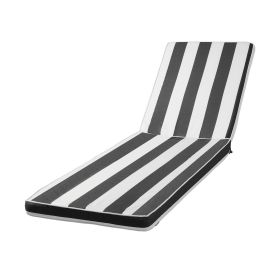 VEVOR Chaise Lounge Cushion, 74 x 22 x 3 in, Set of 2 Outdoor Lounge Chair Cushions, Waterproof & Fade-Resistant Sun Lounger Cushions with Ties