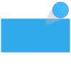 Rectangular Pool Cover 177 x 87 inch PE Blue