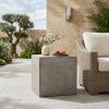 Outdoor MGO Side Table ,Light Grey