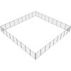 Pool Fence, 4 x 108 FT Pool Fences for Inground Pools, Removable Child Safety Pool Fencing, Easy DIY Installation Swimming Pool Fence