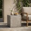 Outdoor MGO Side Table ,Light Grey