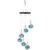 Wind Chimes Humming Bird Feeder; Outdoor Hanging Hummingbird Feeder, Ant and Bee Proof for Garden/Patio/Yard/Balcony