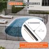 Pool Fence, 4 x 12 FT Pool Fences for Inground Pools, Removable Child Safety Pool Fencing, Easy DIY Installation Swimming Pool Fence