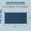 Swimming Pool Safety Cover, Fits 16x32ft Rectangular underground and Inground Swimming Pools