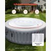 Inflatable Hot Tub Cover, 5.4 Ft Round Hot Tub Cover Protector, Insulated Spa Covers for Inflatable Hottub