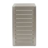 CAPE CORAL ALU C-SHAPED TABLE