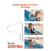 Pool Rail, 54 x 32 inch Pool Handrail, 220 lbs Load Capacity Heavy Duty Stainless Steel Swimming Handrail, Seamless Welding, Recessed or Base Mount