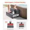 Hot Tub Steps, 2-Step Spa Outdoor Stairs, Heavy Duty 25 inch Wide HIPS Above-Ground/Inflatable Pool Ladder with 600 lbs Weight Capacity