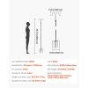 Double Shepherds Hooks for Outdoor, 8-Pack 76-Inch Heavy Duty Bird Feeder Pole, 3/4 Inch Thick Garden Hooks for Hanging Hummingbird Feeder