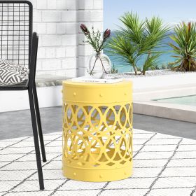 Outdoor Metal end Table -Large (Color: as Pic)