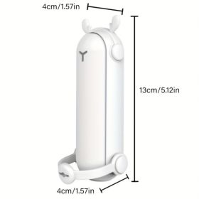 Random Color Portable Folding Handheld Fan USB Multifunctional Charging Treasure Flashlight 3-in-1 Mini Fan (Option: 1pc)