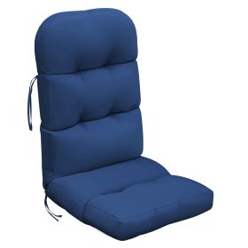 Adirondack Chair Cushion, High Back Rocking Chairs Cushion, Waterproof All-Weather Rocker Chair Cushion for Outdoor Patio Garden Porch (Color: navy blue)